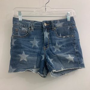 Altard State Star Print Jean shorts